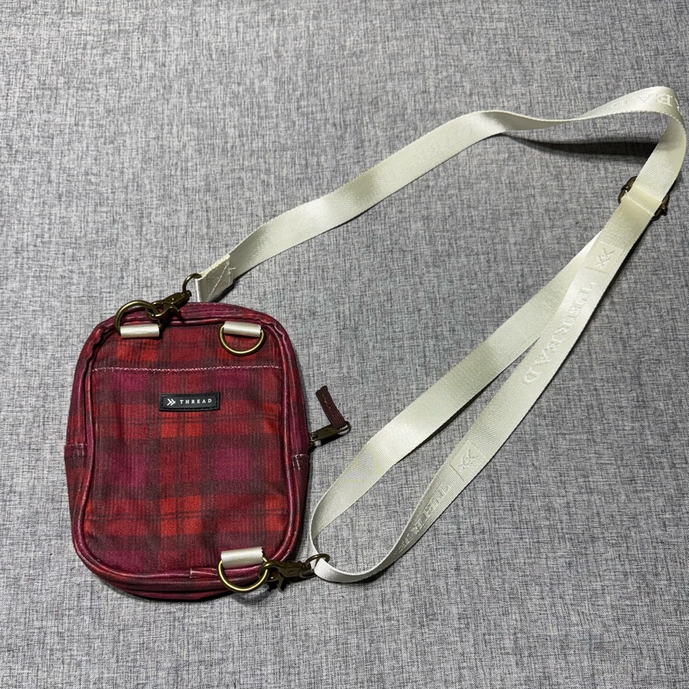 Thread + Supply Plaid Crossbody Bag